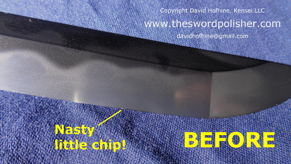 Yukihiro kissaki ura BEFORE